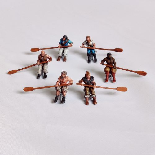 Resin 3D Printed Sci-Fi Miniatures Wargaming Tabletop RPG Terrain Scenery D&D Dungeon Rowers