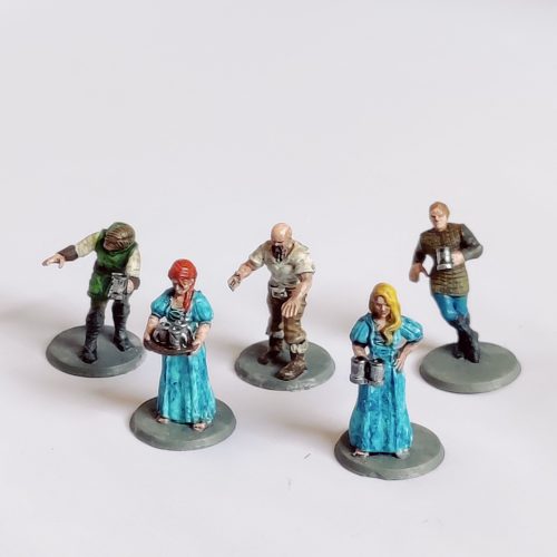 Resin 3D Printed Sci-Fi Miniatures Wargaming Tabletop RPG Terrain Scenery D&D Dungeon Tavern Bar Set