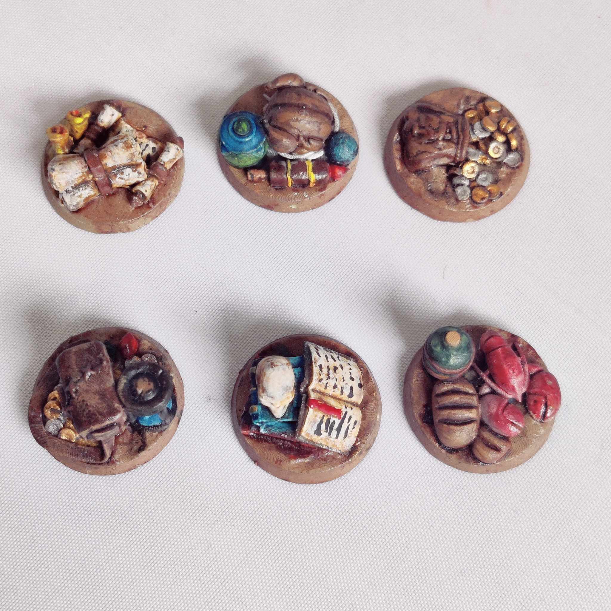 Resin 3D Printed Sci-Fi Miniatures Wargaming Tabletop RPG Terrain Scenery D&D Dungeon Objective Markers