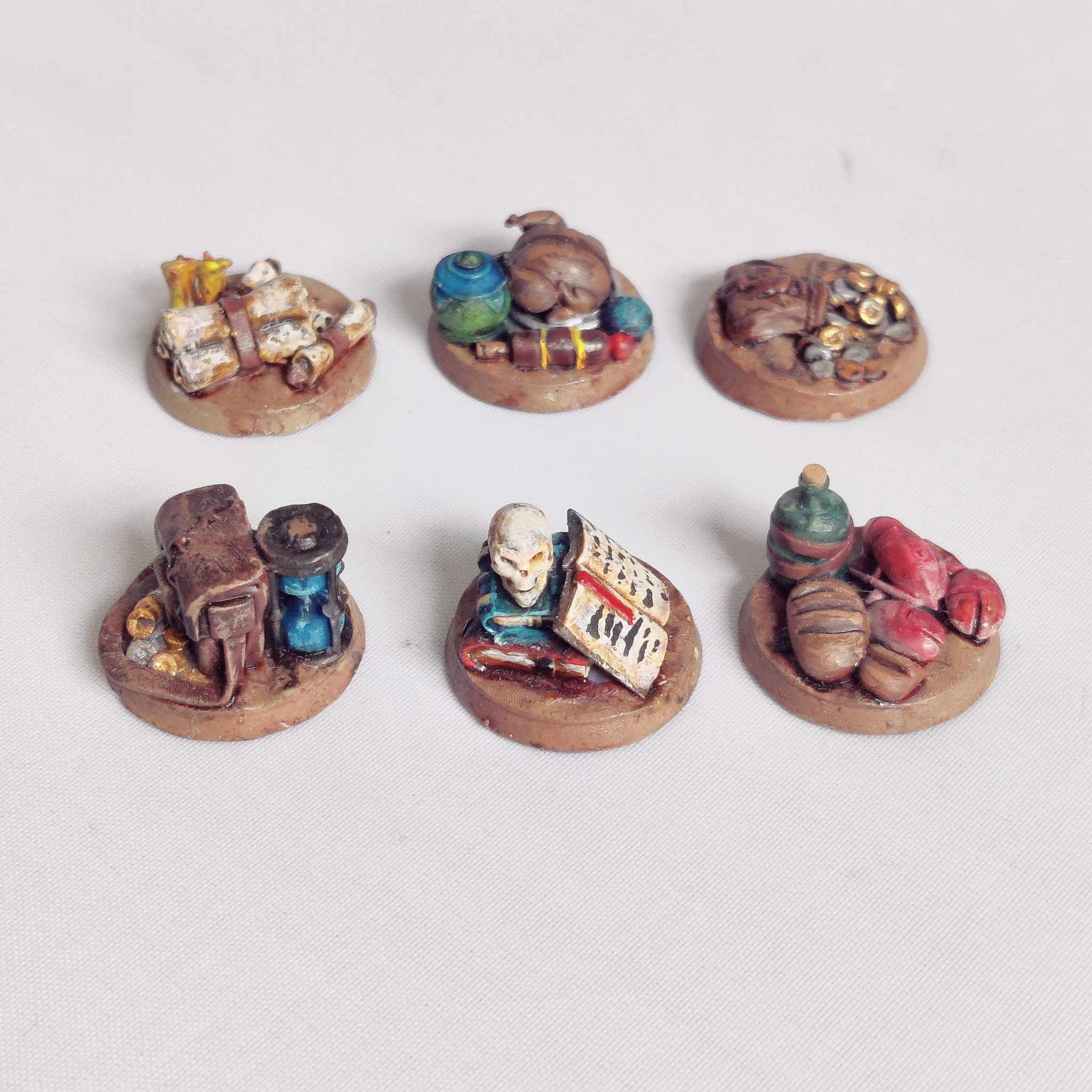 Resin 3D Printed Sci-Fi Miniatures Wargaming Tabletop RPG Terrain Scenery D&D Dungeon Objective Markers