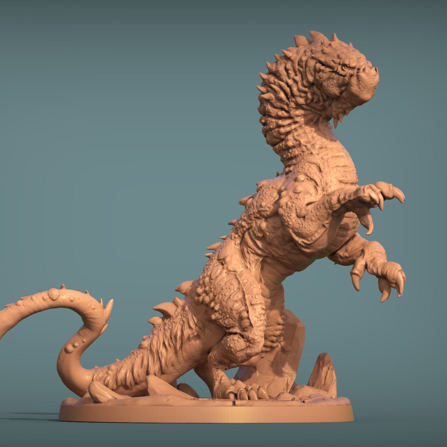 Adult Drake Rearing - Creature