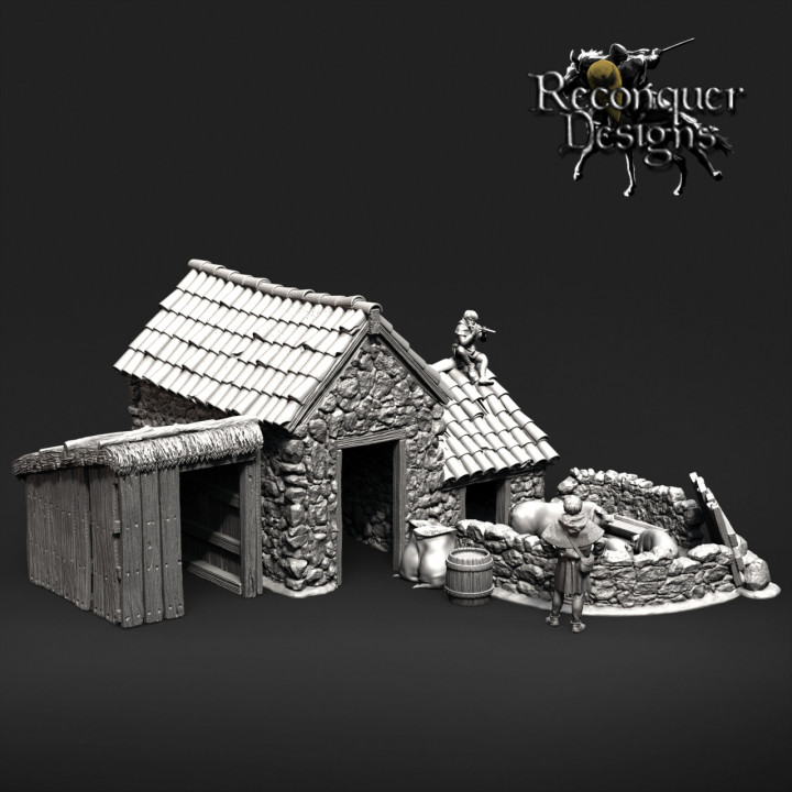 Resin 3D Printed Fantasy Historical Miniatures Wargaming Tabletop RPG Terrain Scenery D&D Dungeon