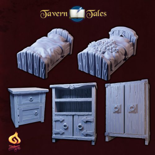 Resin 3D Printed Fantasy Miniatures Wargaming Tabletop RPG Terrain Scenery D&D Dungeon