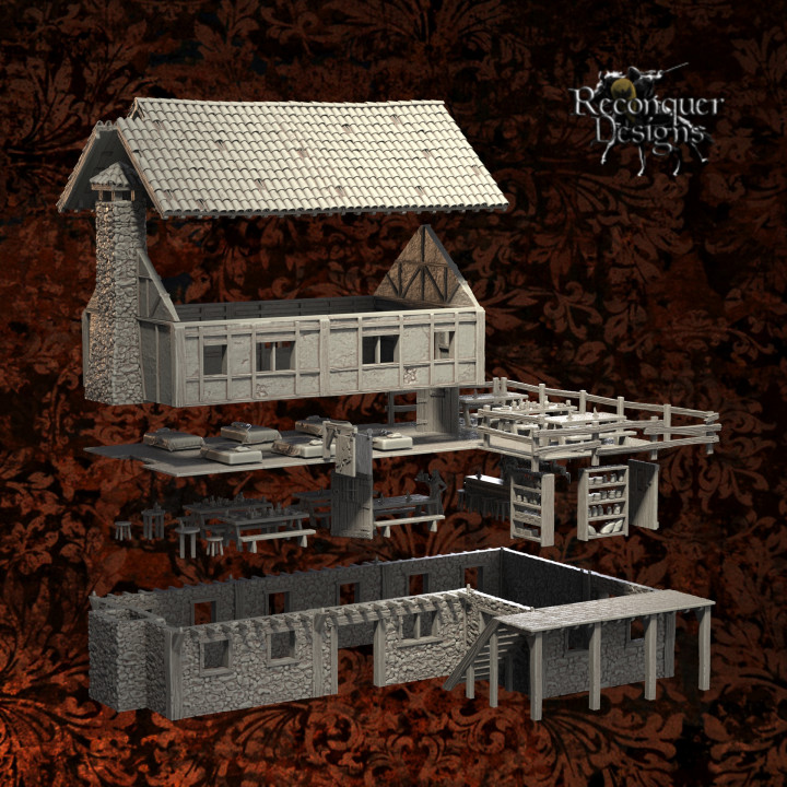 Resin 3D Printed Fantasy Miniatures Wargaming Tabletop RPG Terrain Scenery D&D Dungeon