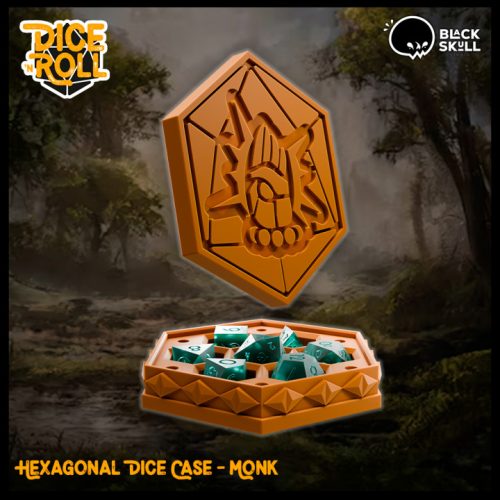 720x720 Dice N Roll Hexagonal Dice Case Monk